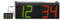Electronic scoreboard for bowls and other sports, two-side display